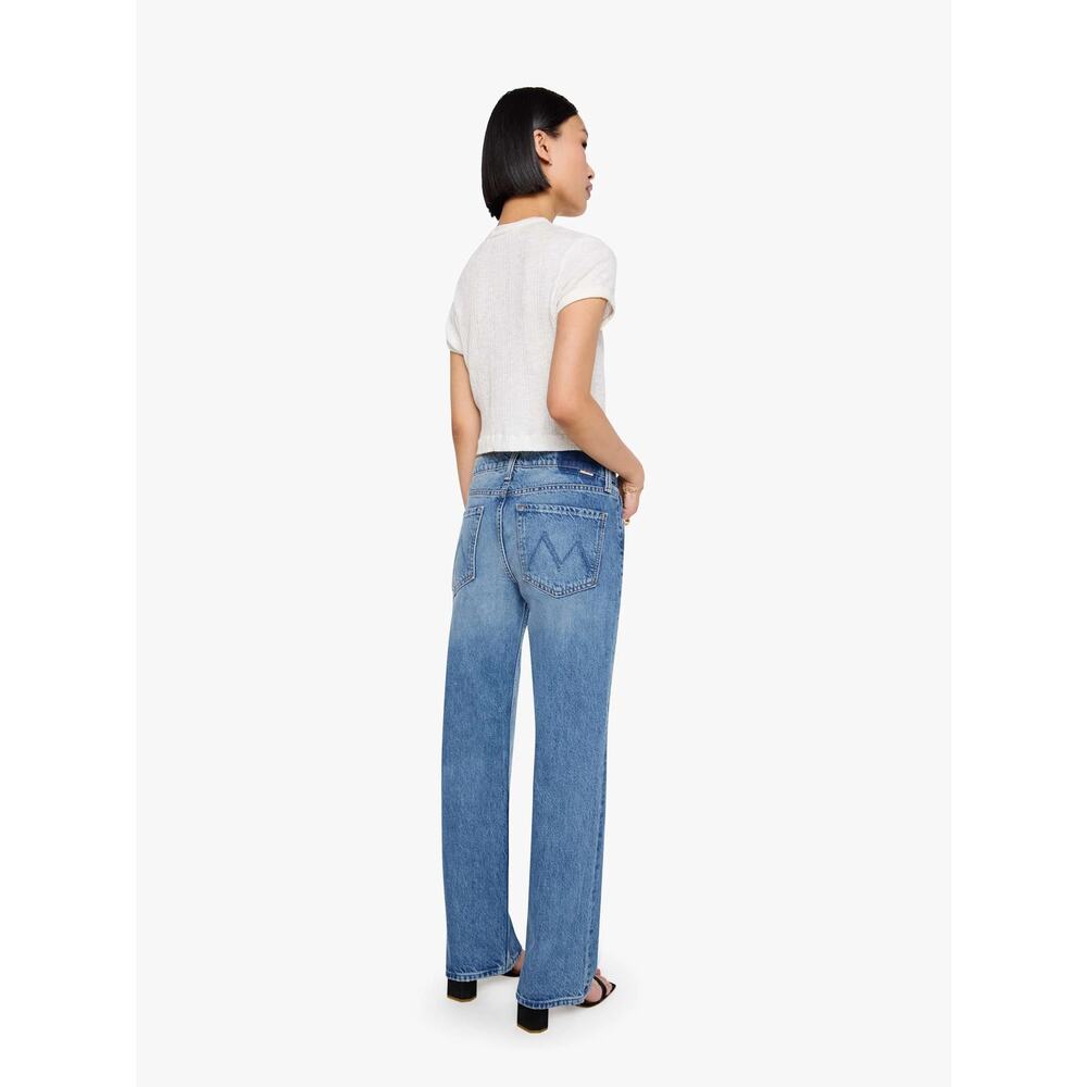 MOTHER Lil Reifler Straight Leg Jeans 33 Early Blue Medium Wash Denim 28.5 - Picture 12 of 16